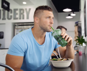 Stars' Favorite Foods and Drinks - Tim Tebow enjoys Clean Juice