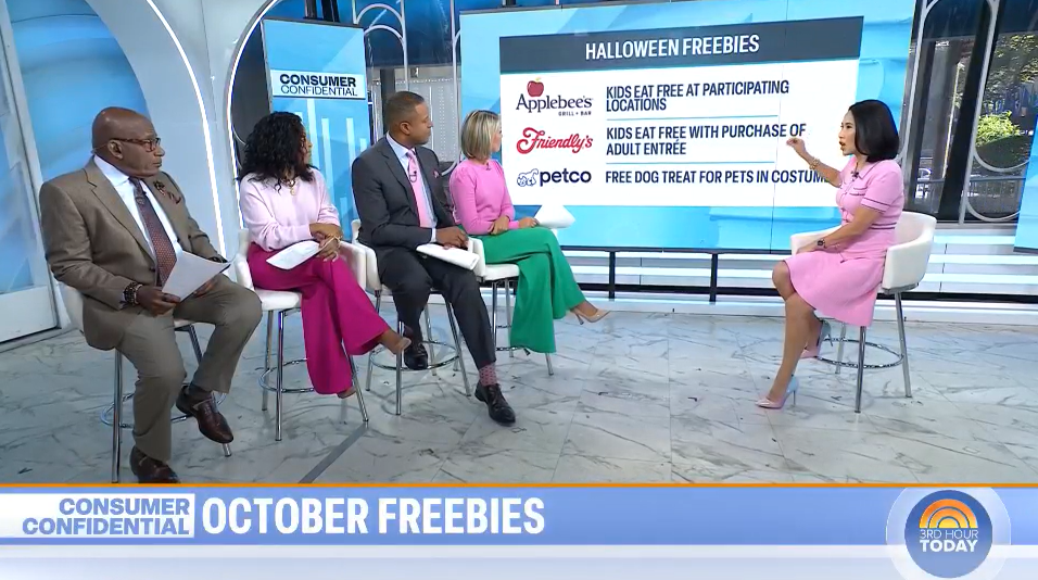 The Today Show: Consumer Confidential – October 2025 Freebies