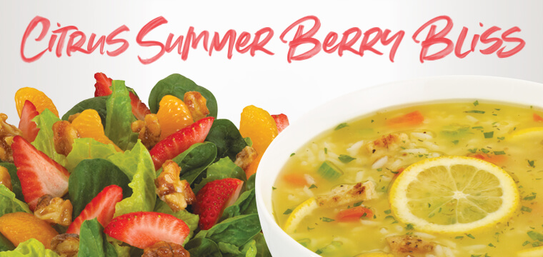 Visit Souper Salad this summer for Citrus Berry Bliss!
